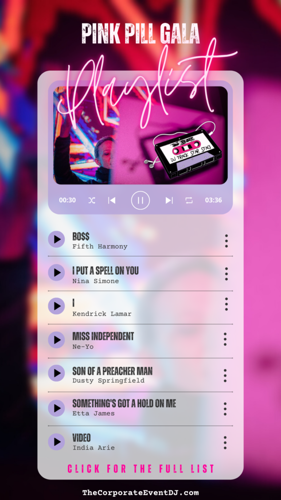 Pink Pill Gala Playlist